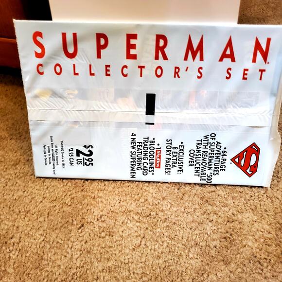 ADVENTURES OF SUPERMAN #500 THE RETURN 1993 ORIGINAL SEAL / WHITE BAG - Picture 2 of 6